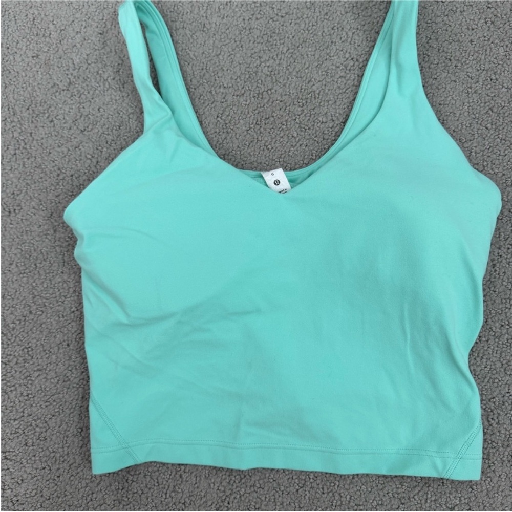 lululemon athletica Mint Green Tank Top